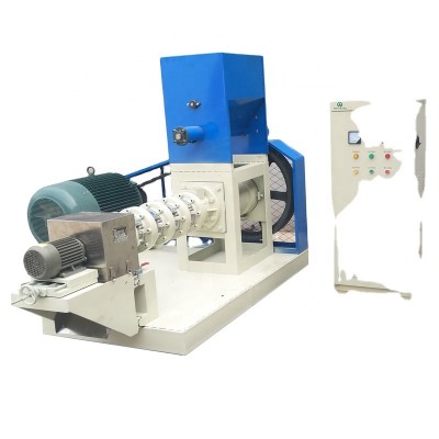 Factory direct fish food pellet machine floating fish feed extruder